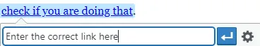 Where to insert the correct link in WordPress