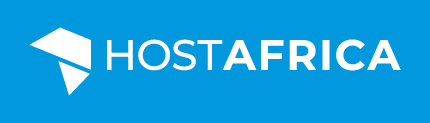 HOSTAFRICA single colour logo blue