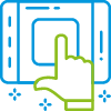 hand touch device icon