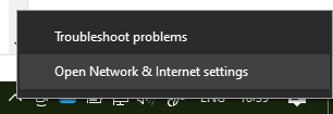 Windows network & internet setting