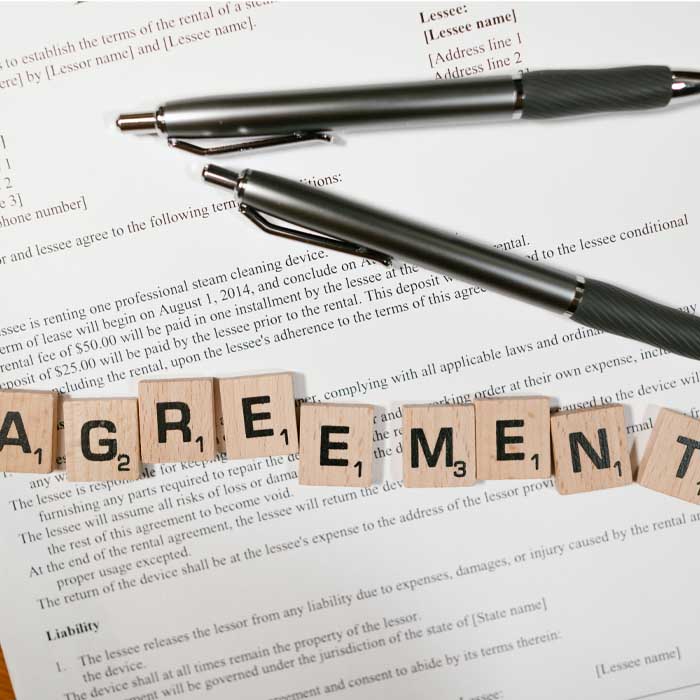 a lease agreement