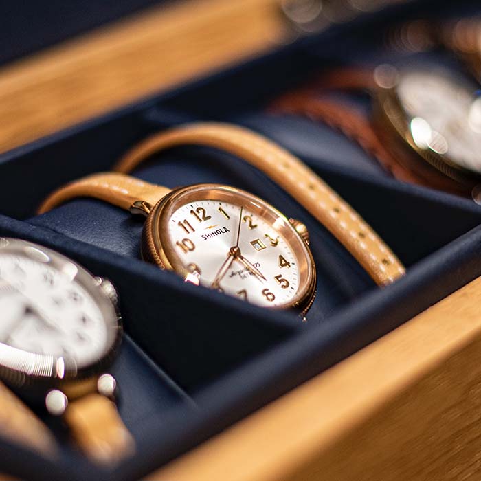 row of watches