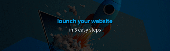 How to Launch Your Website in 3 Simple Steps blog cover image